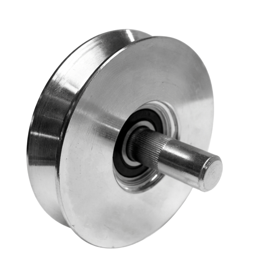Rueda para portón galvanizada